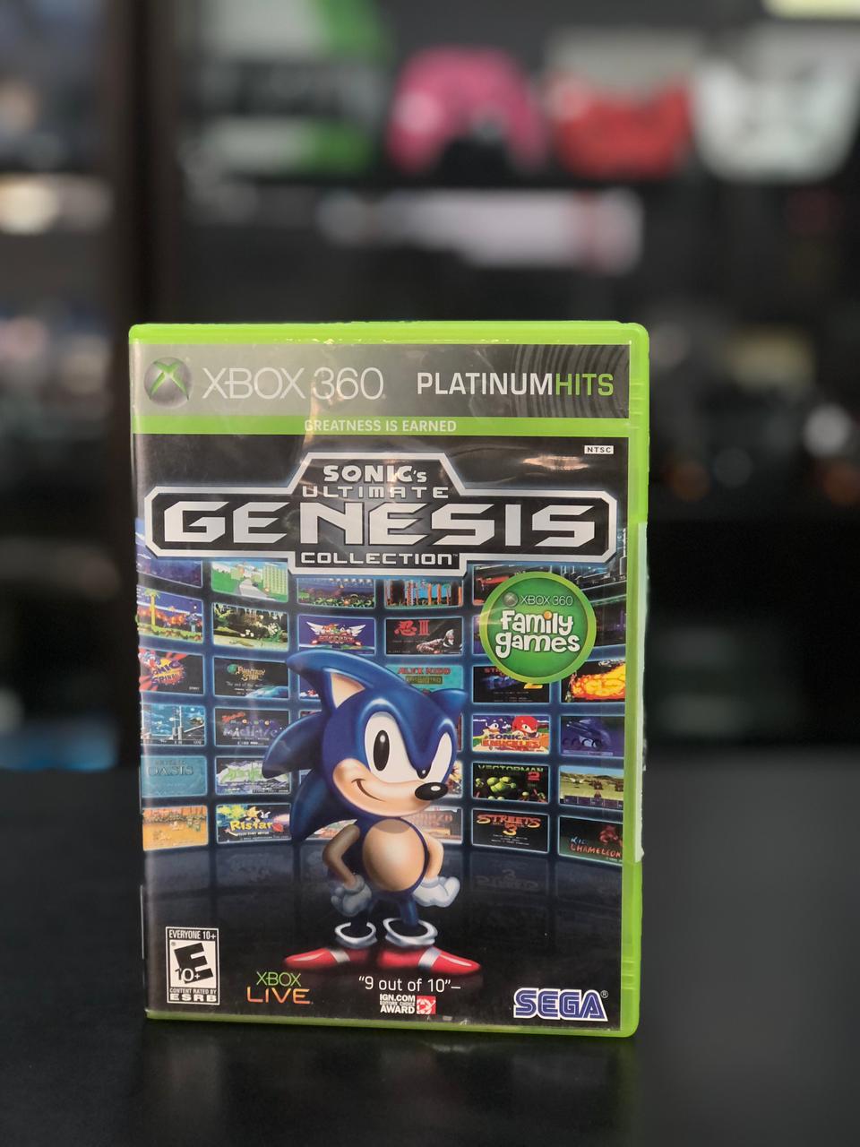 Sonic Genesis Ultimate Collection Platinum Xbox 360 Fisico