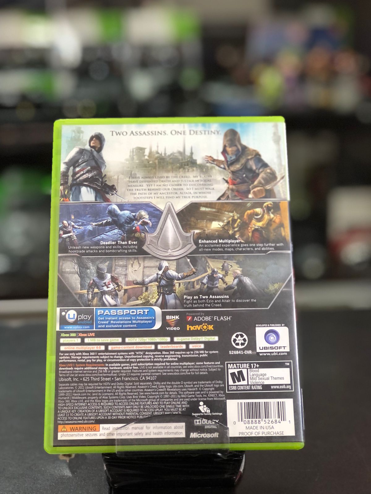 Assassin's Creed Revelations Signature E. Xbox 360 Ler Desc.