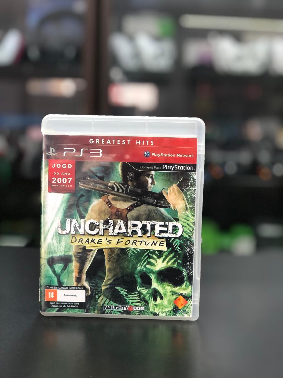 Uncharted Drake's Fortune Greatest Hits Ps3  Capa Impressa