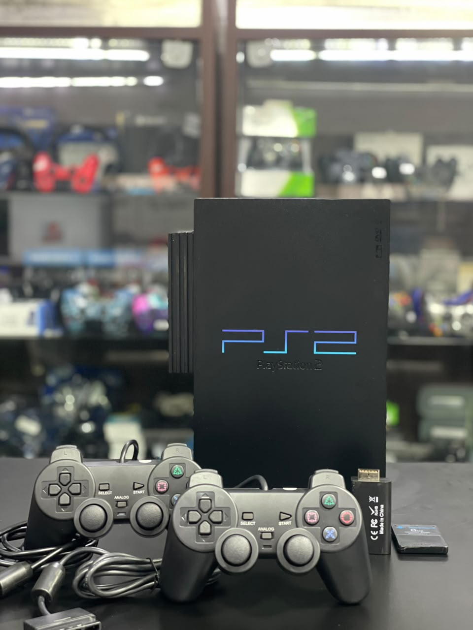 PlayStation 2 Fat O.P.L + 2 Controles + 02 Memory Card + Jogos  + Adaptador Hdmi / Pronto para jogar