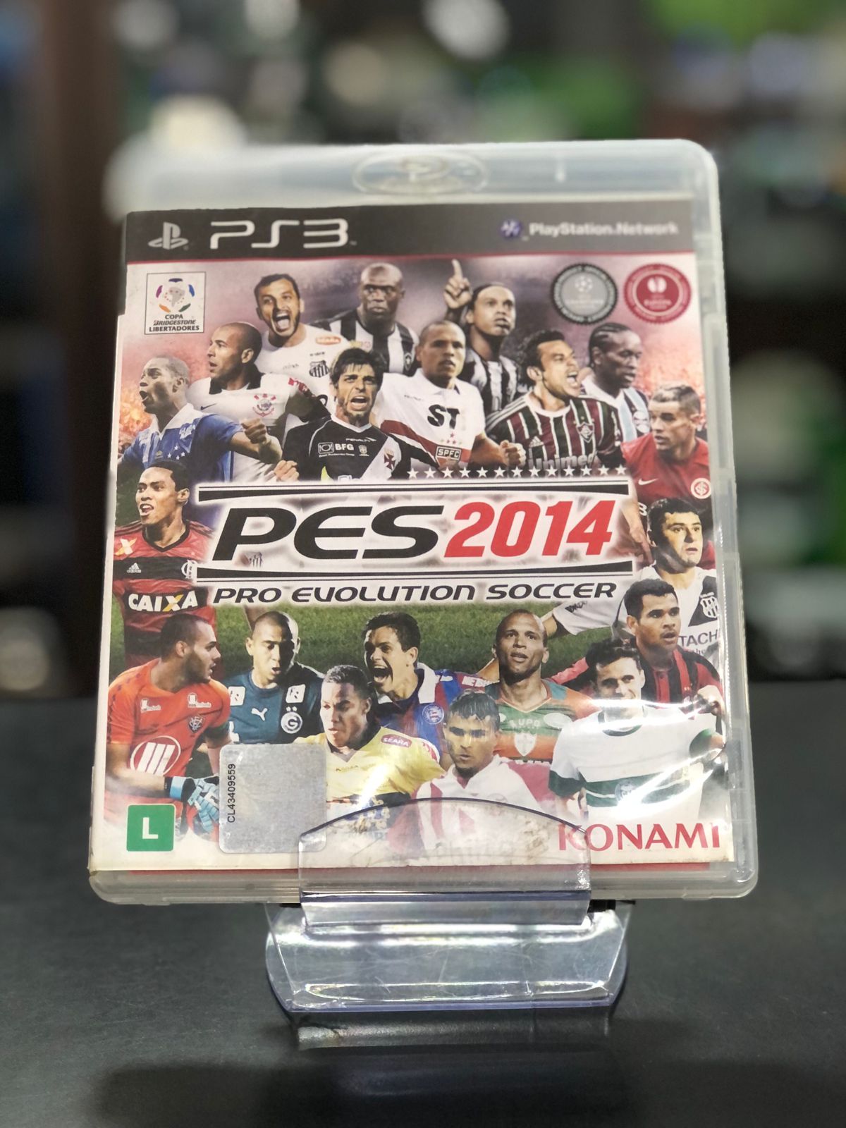 Pro Evolution Soccer 2014 Ps3 Midia Fisica -  capa impressa