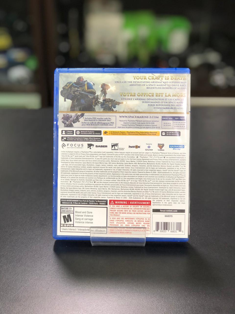 Space Marine 2 Ps5 Midia Fisica Original