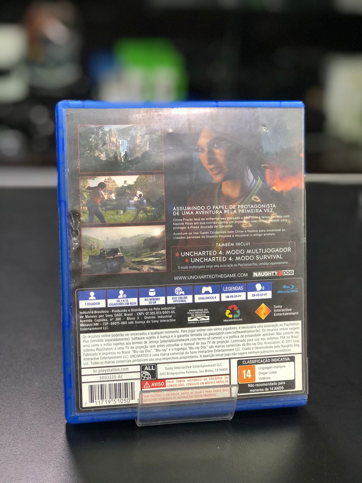 Uncharted The Lost Legacy Ps4 Midia Fisica Original