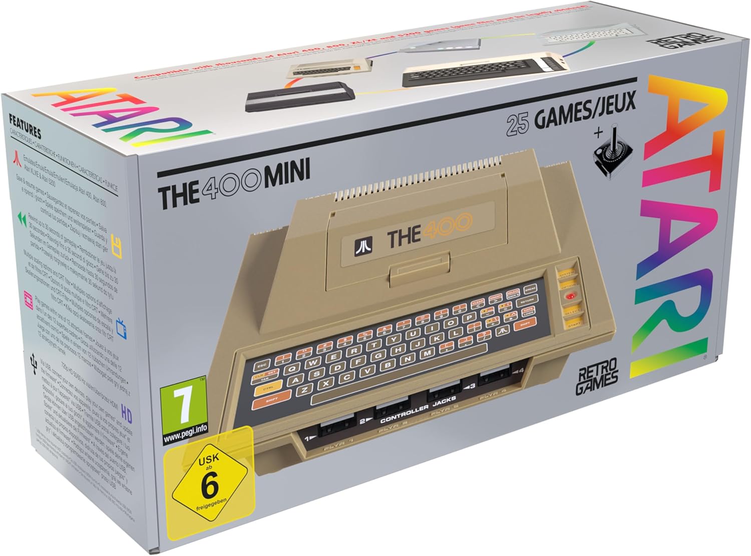 The 400 Mini Atari | Console Retrô Novo