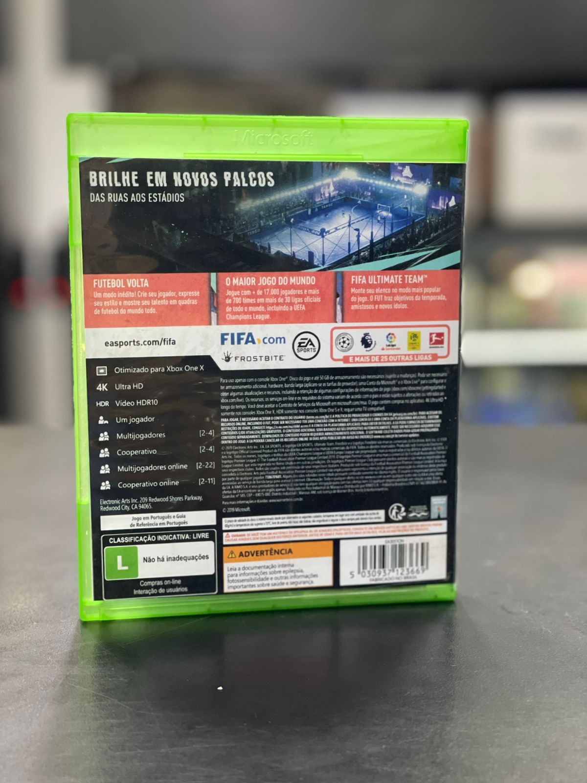 Fifa 20 Xbox One Midia Fisica -  Capa Impressa