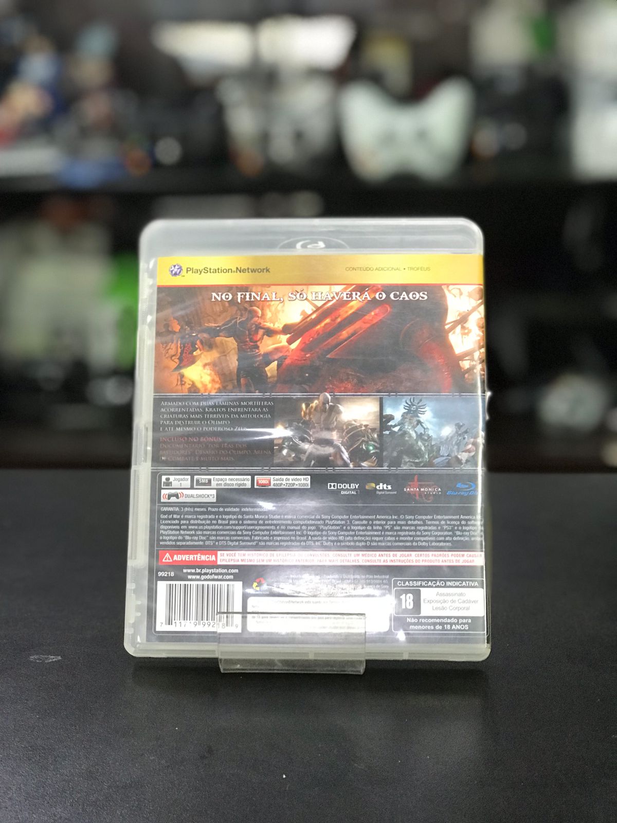 God Of War III Edição Favoritos Ps3 Midia Fisica