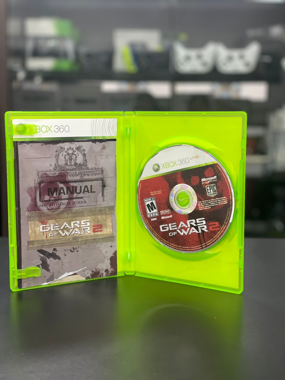 Gears Of War 2 Xbox 360 Original Midia Fisica / Coleção