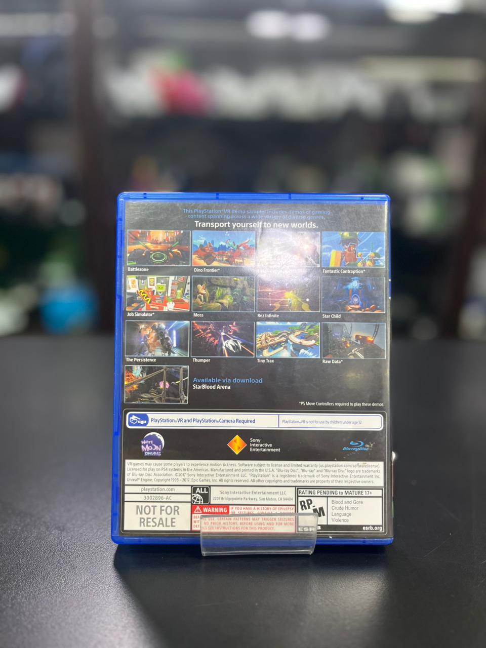 Playstation VR Demo Disc 2.0 Ps4 - Exclusivo Para O VR Usado