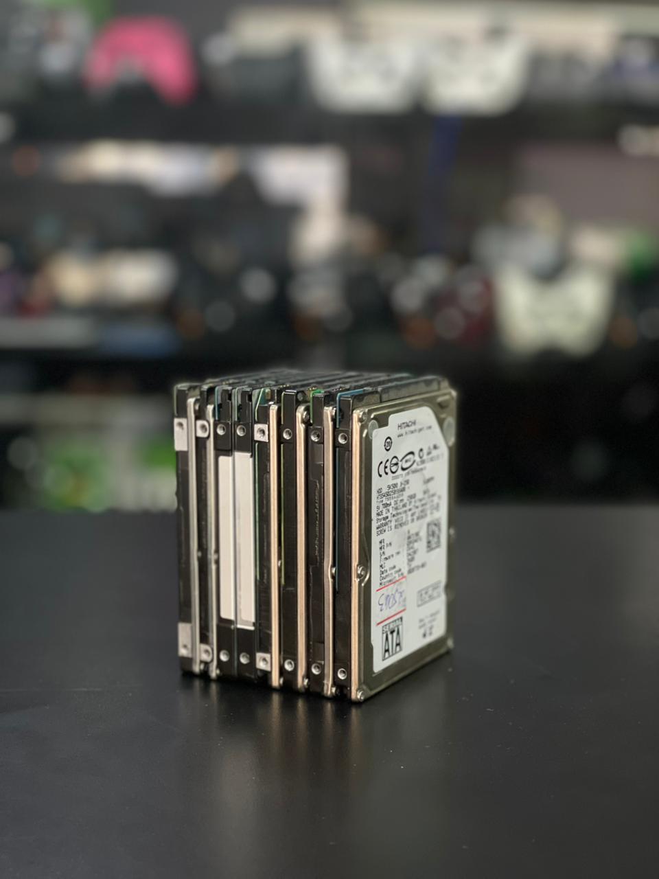 LOTE COM 08 HDs 2,5" COM DEFEITO – PARA RETIRADA DE PEÇA
