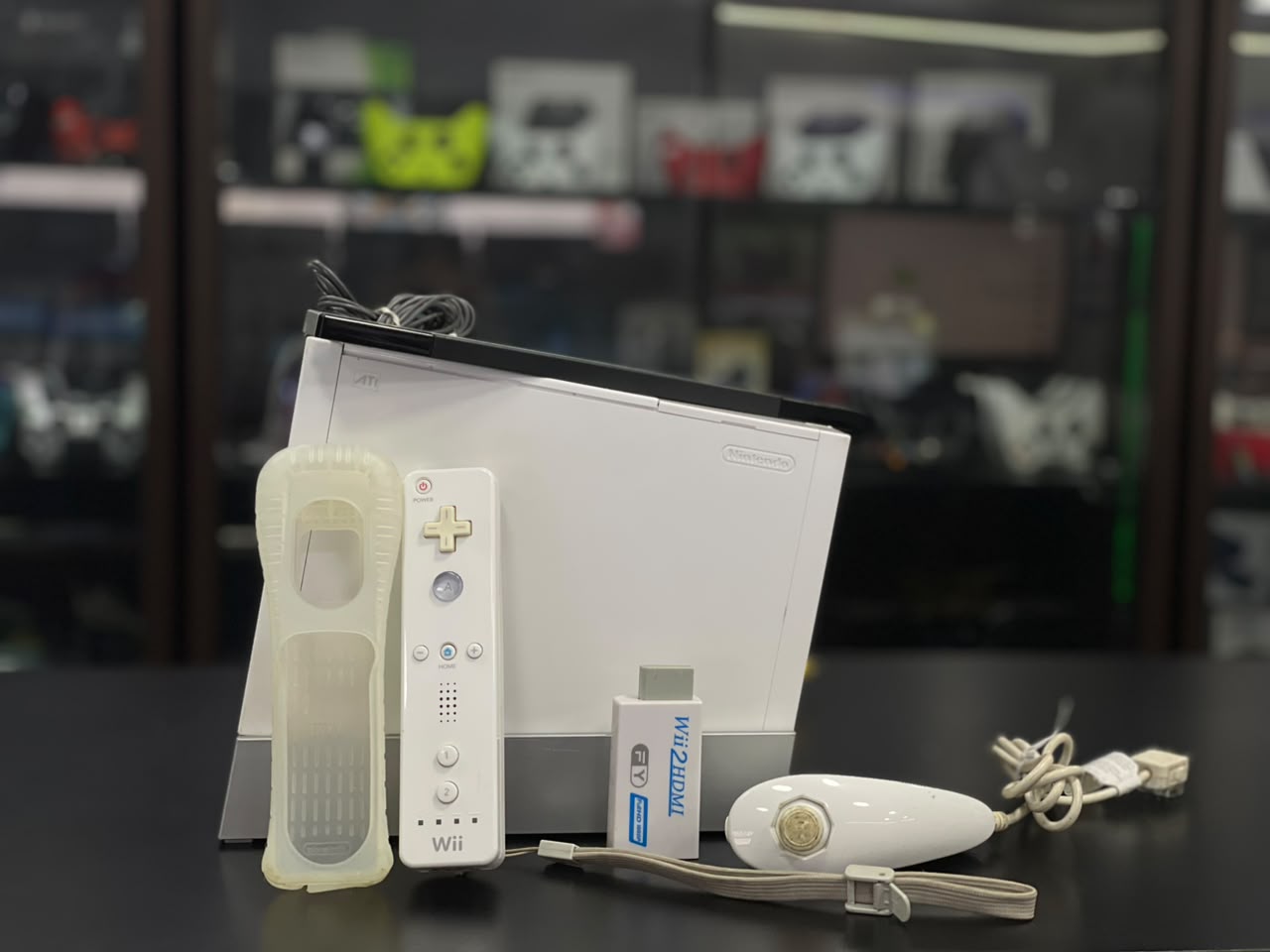 Nintendo Wii Branco Sistema Str2hax + HD Externo 120GB com Jogos + HDMI - Item Usado