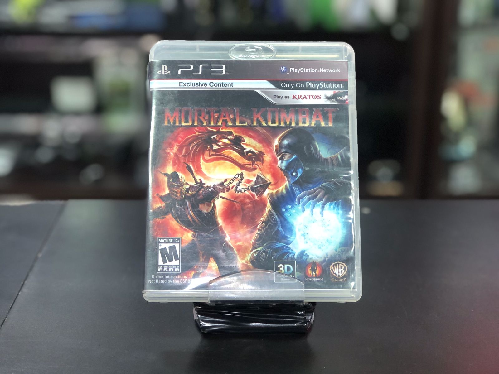 Mortal Kombat 9 Ps3 Midia Física - capa impressa
