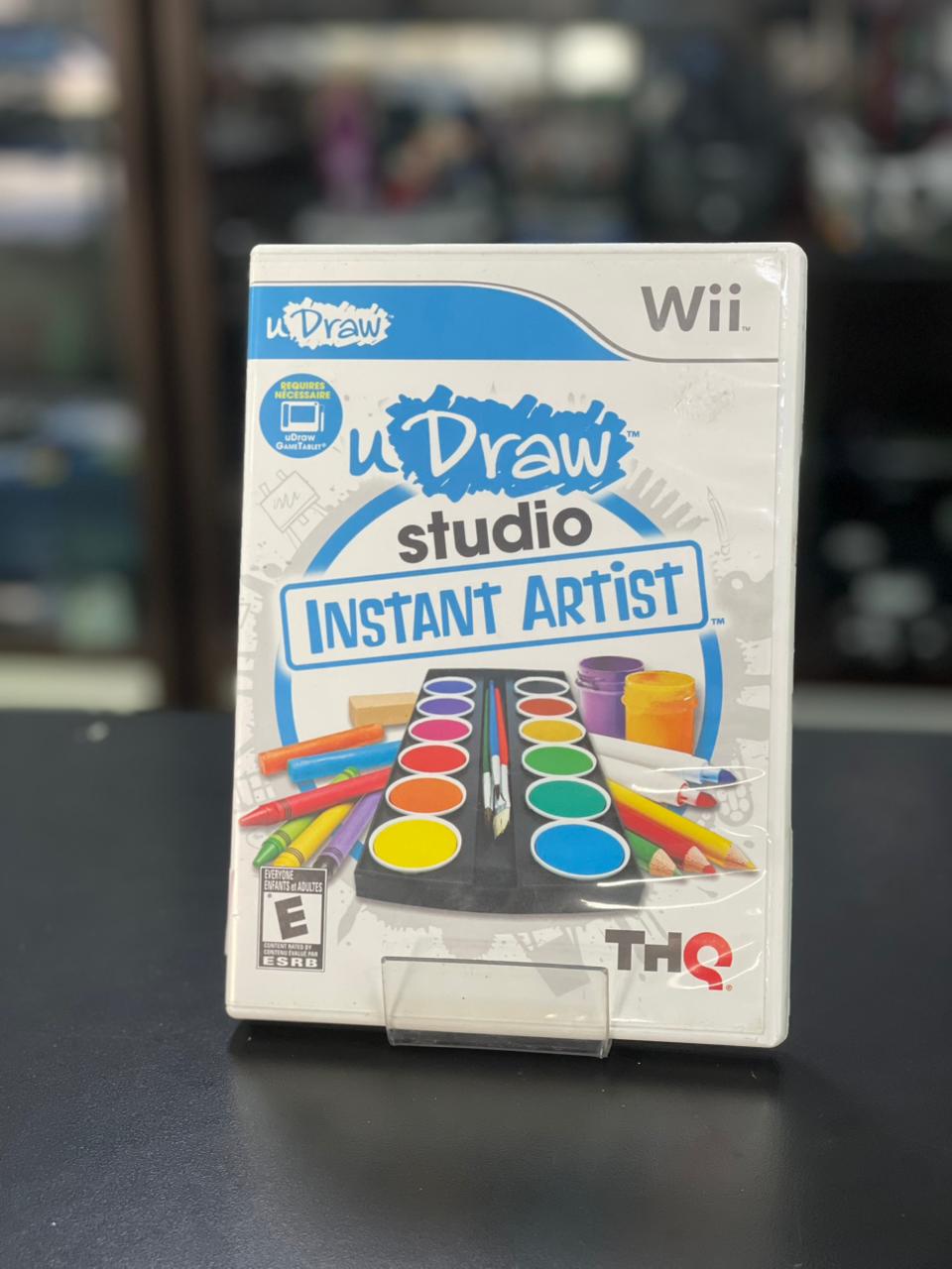 U Draw Studio Instant Artist Nintendo Wii Midia Física