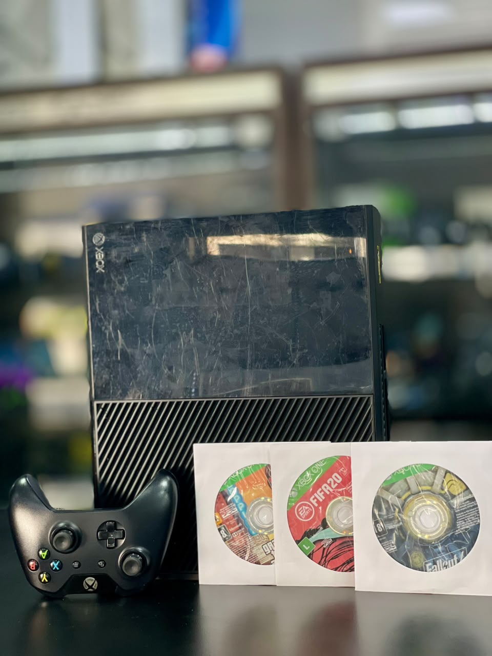 Xbox One Fat 500GB + 01 Controle Original + 03 Jogos Físicos  Revisado Pronto para Jogar