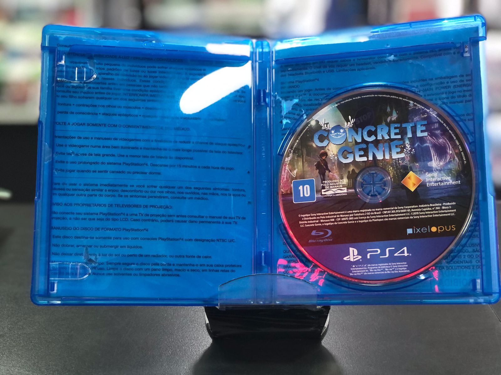 Concrete Genie Ps4 Midia Física Capa impressa