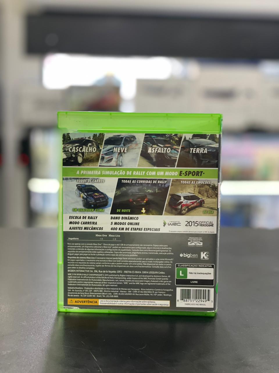 WRC 5 Xbox One Midia Fisica