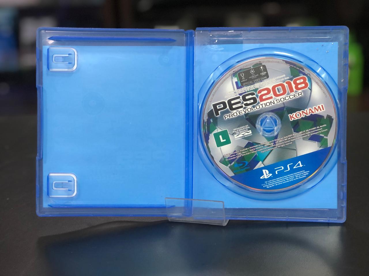 Pro Evolution Soccer 2018 Ps4 Midia Física - Capa impressa