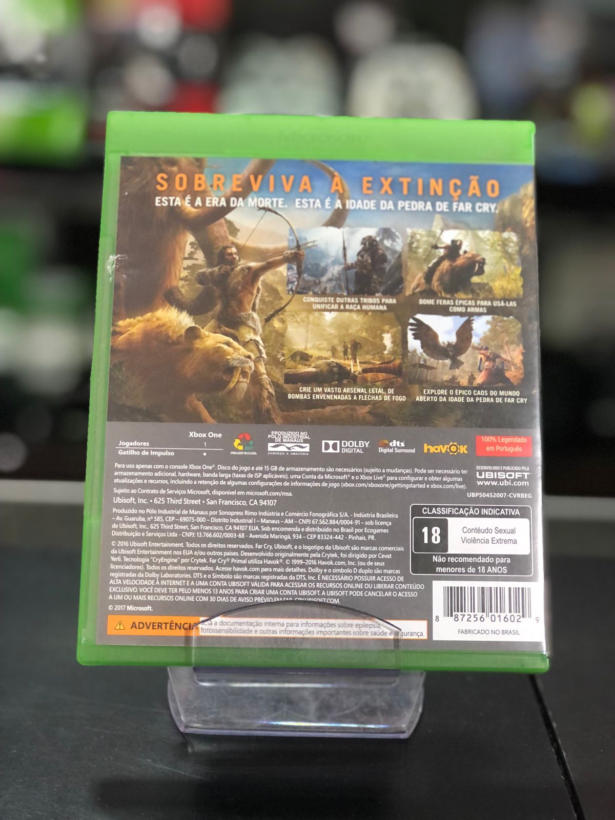 Far Cry Primal Xbox One Midia Fisica - com bolha