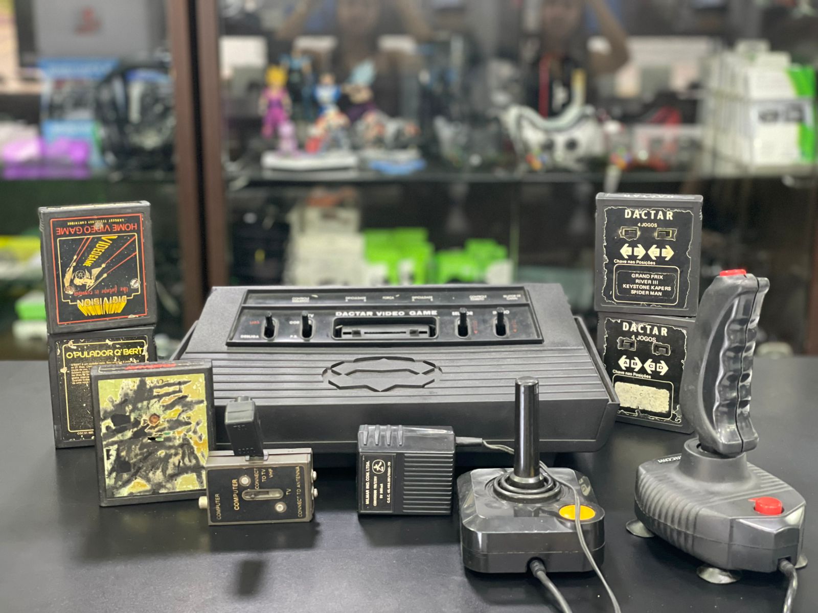 Atari Dactar Milmar 02 Controles + Cartuchos + Manual Item Usado