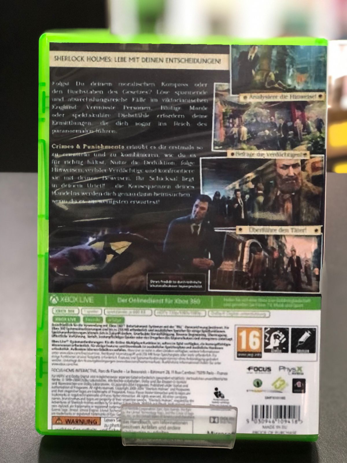 Sherlock Holmes Crimes & Punishments Xbox 360 Ler descrição