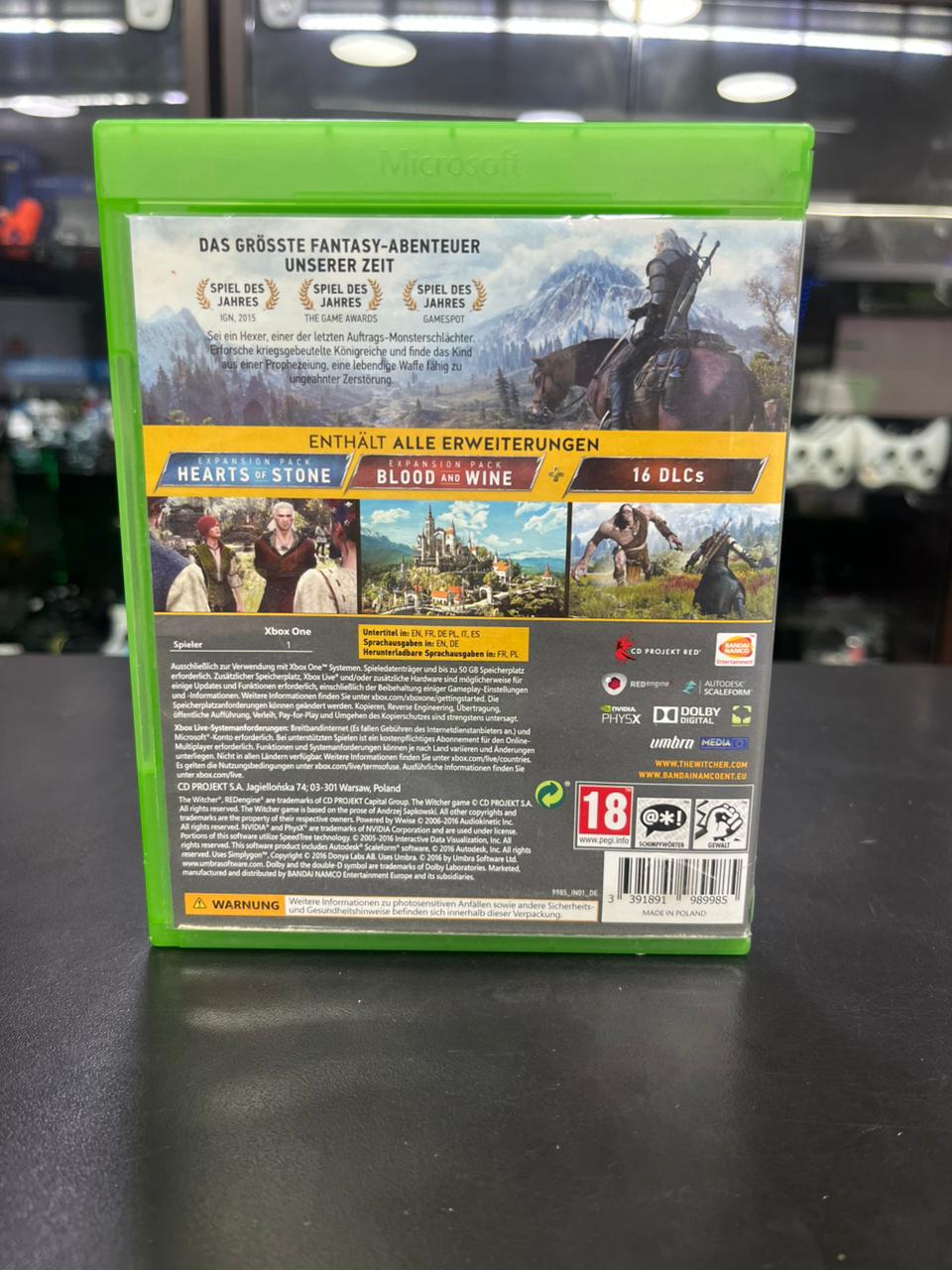The Witcher III Wild Hunter Game Of The Year Ed. Xbox One Midia Fisica