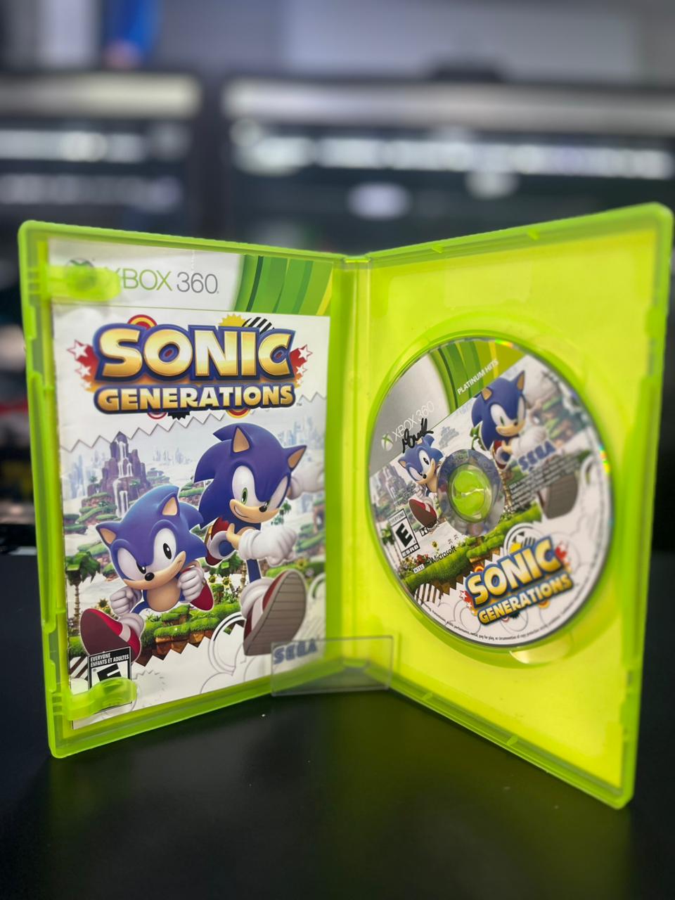 Sonic Generations Platinum Xbox 360 M. Fisica Colecionador