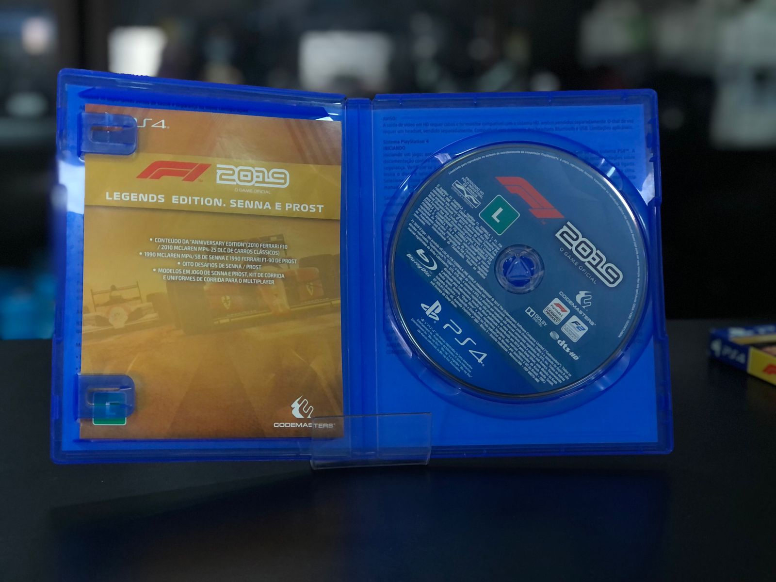 F1 2019 Legends Edition  Ps4 Midia Fisica - para coleção