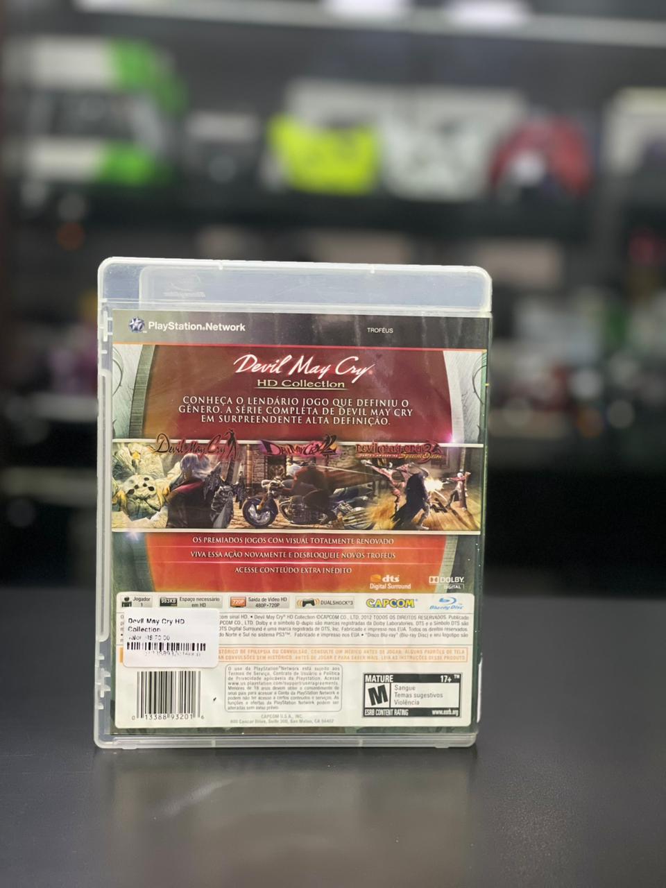 Devil May Cry Hd Collection Edição Colecionador Ps3 M.Fisica