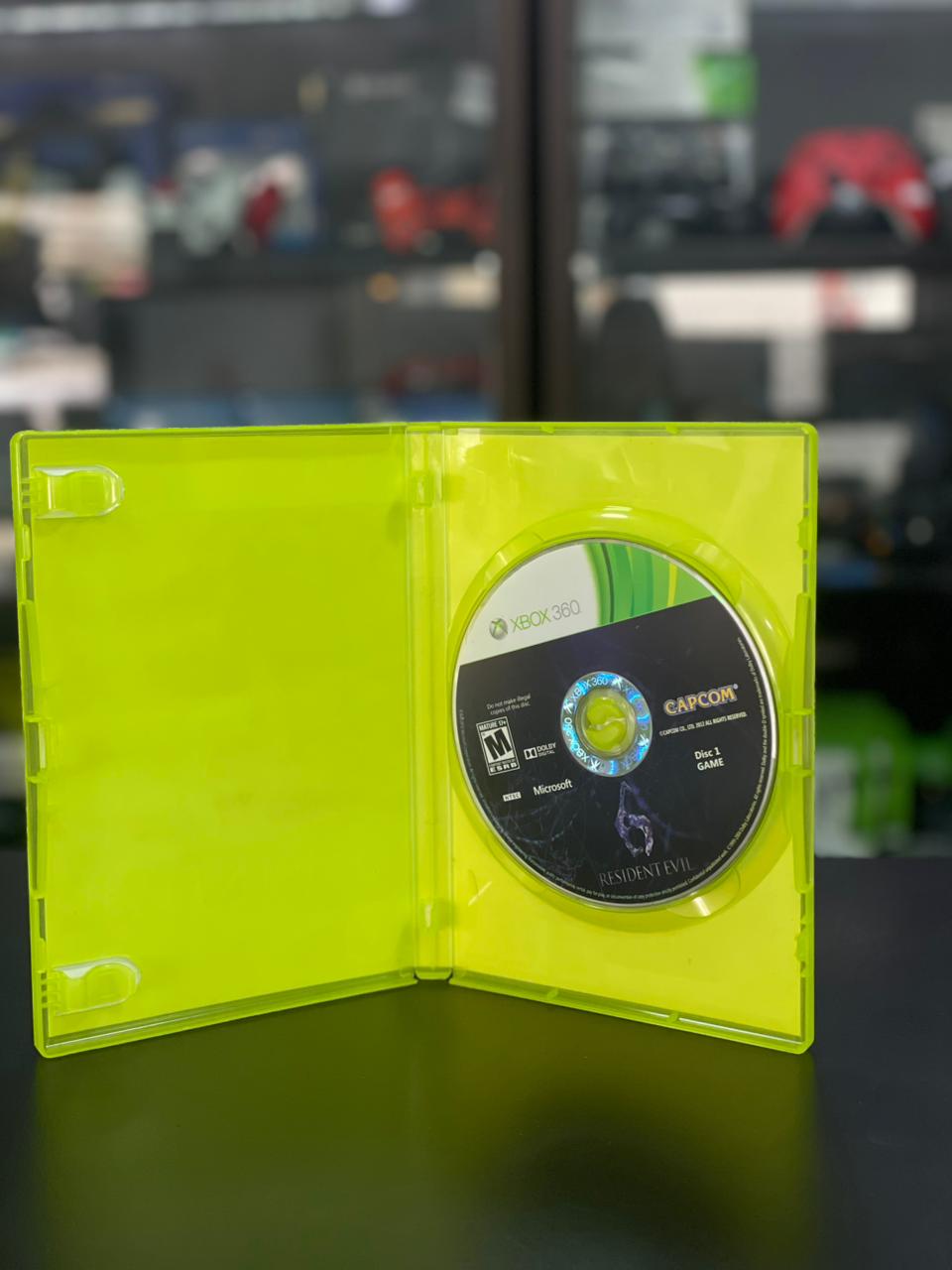 Resident Evil 6 disco 1 Xbox 360 Midia Fisica