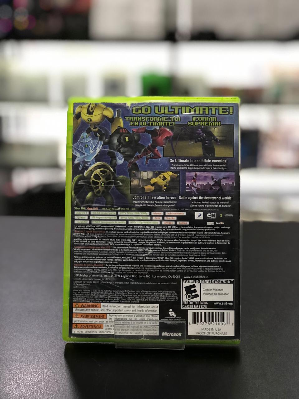 Ben 10 Ultimate Alien Cosmic Destruction Xbox 360 M. Fisica