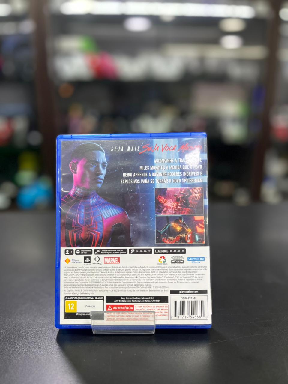 Spider-Man Miles Morales Ps5 Midia Fisica