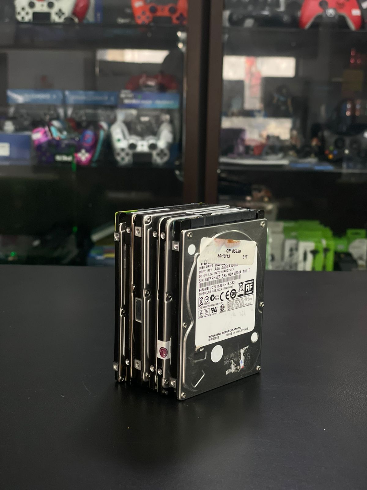 Lote 06 HD Seagate Xbox 360  Sucata Com Defeito Item Usado