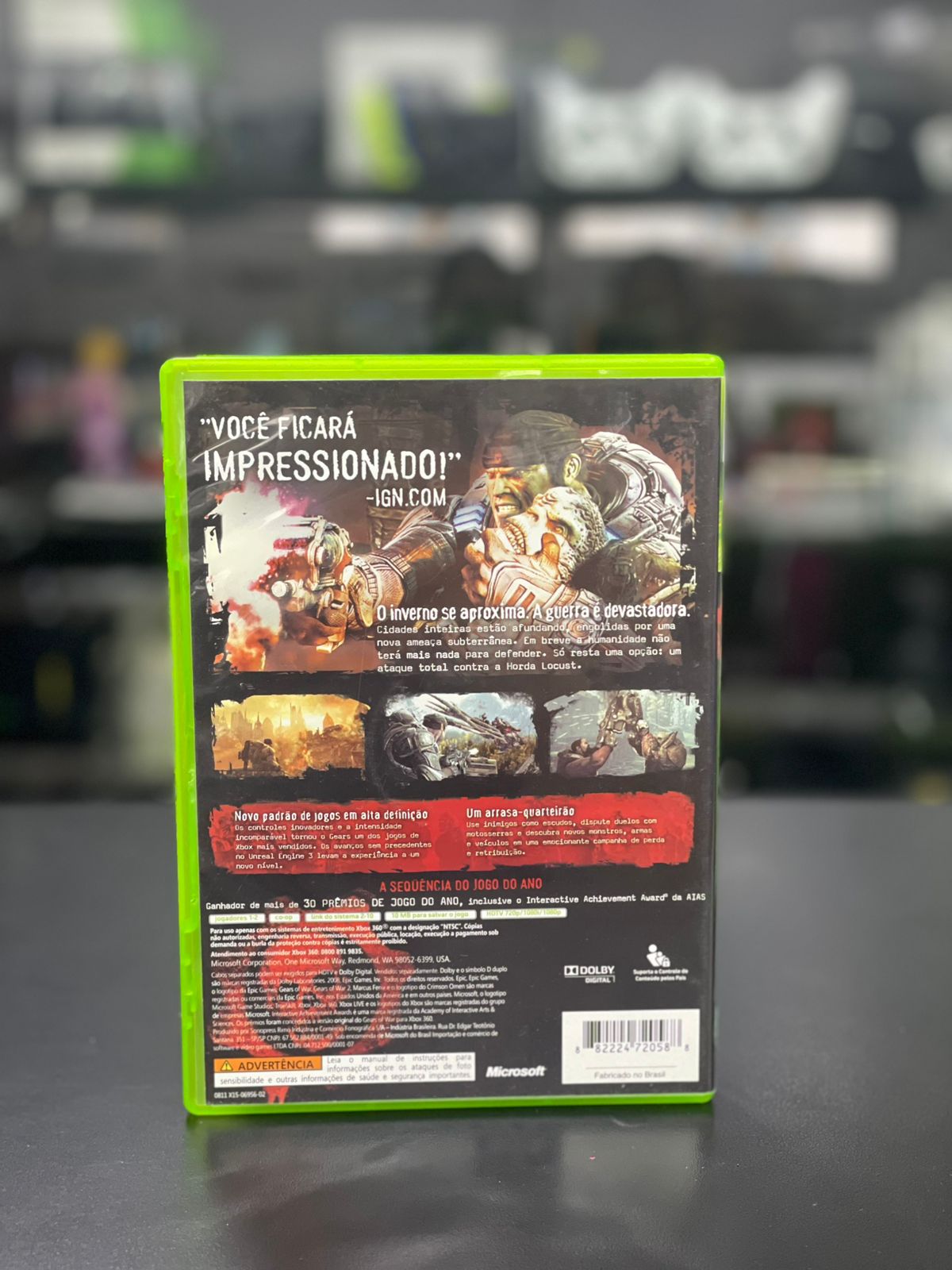 Gears Of War 2 Xbox 360 Original Midia Fisica / Coleção