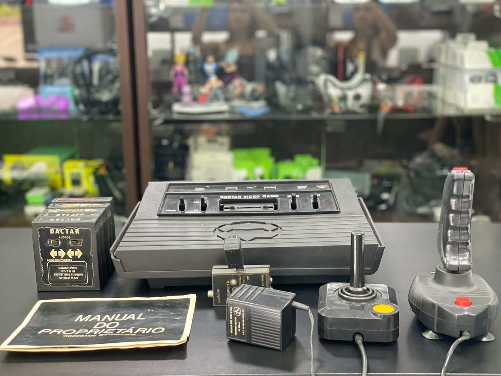 Atari Dactar Milmar 02 Controles + Cartuchos + Manual Item Usado