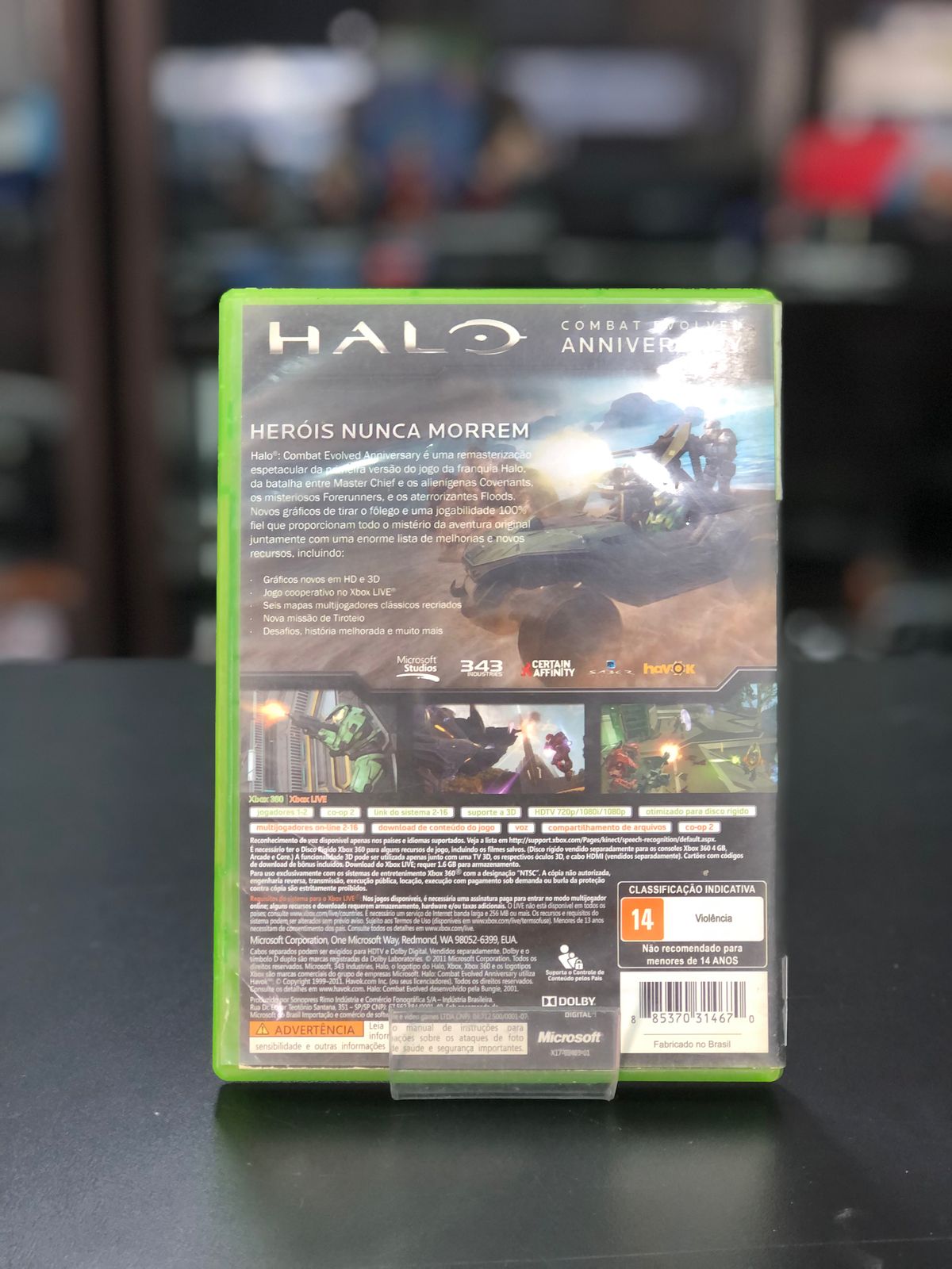 Halo Combat Evolved Xbox 360 Original M. Fisica - C/impressa