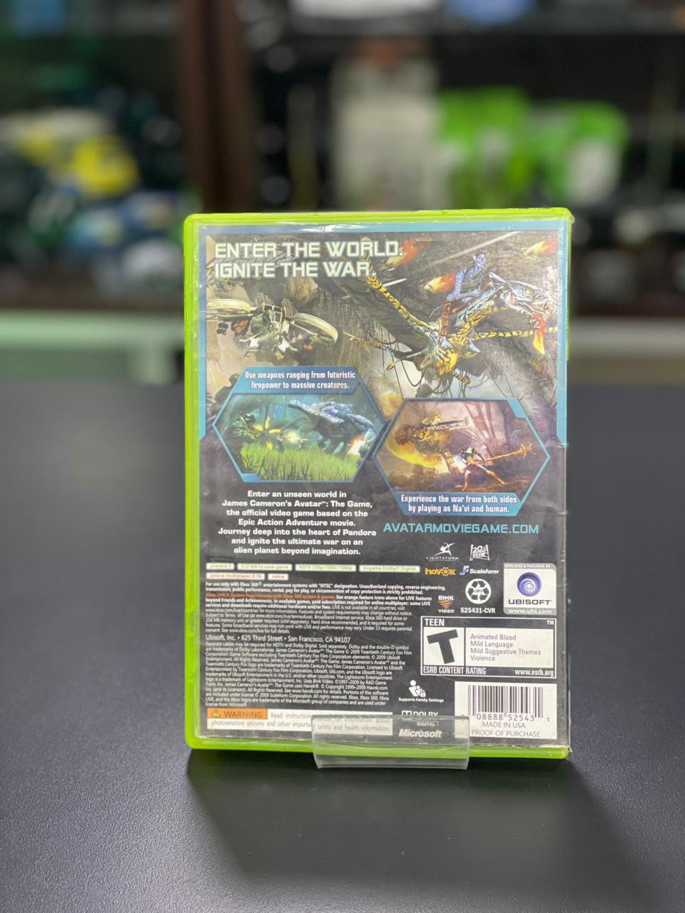 Avatar The Game - James Cameron`s Xbox 360 Original Fisico