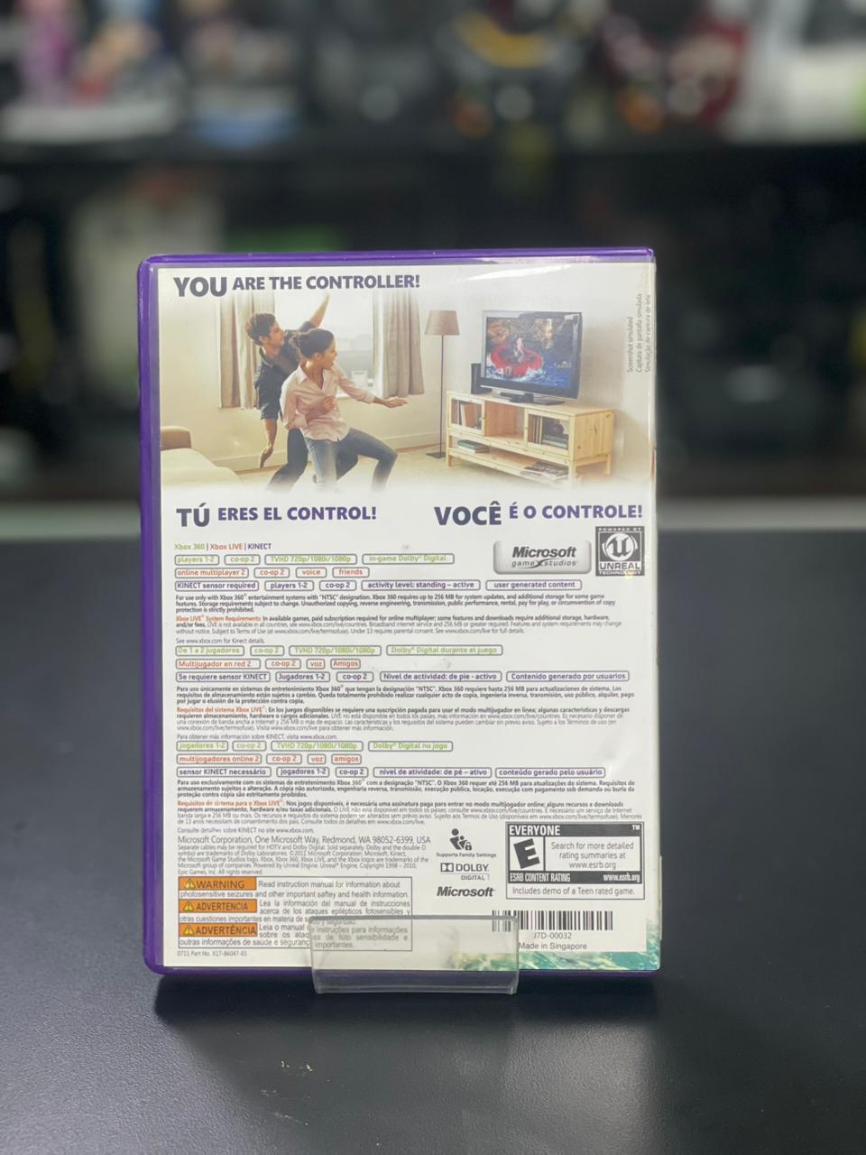 Kinect Adventures + Demo Disc Xbox 360 Original Midia Fisica