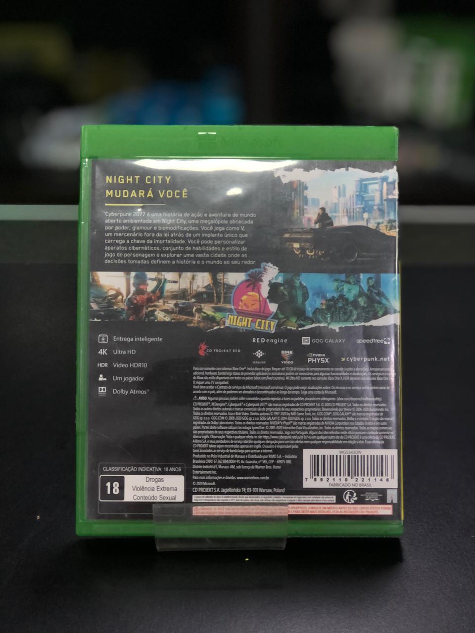 CyberPunk 2077 Xbox One Midia Fisica Original