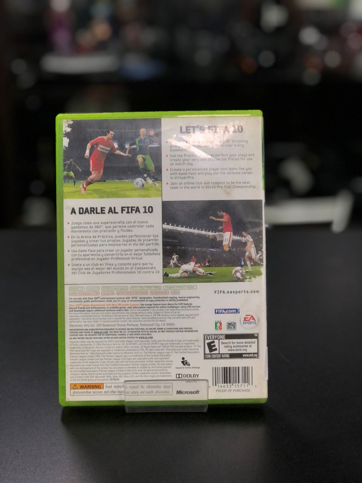 Fifa Soccer 10 Xbox 360 Original Midia Fisica -Ler descrição