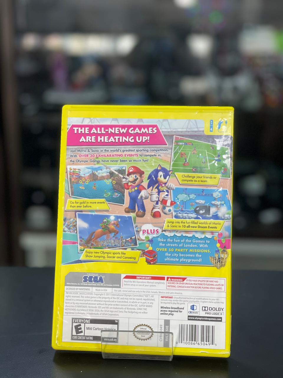 Mario & Sonic At The London 2012 Olympic Games Nintendo Wii