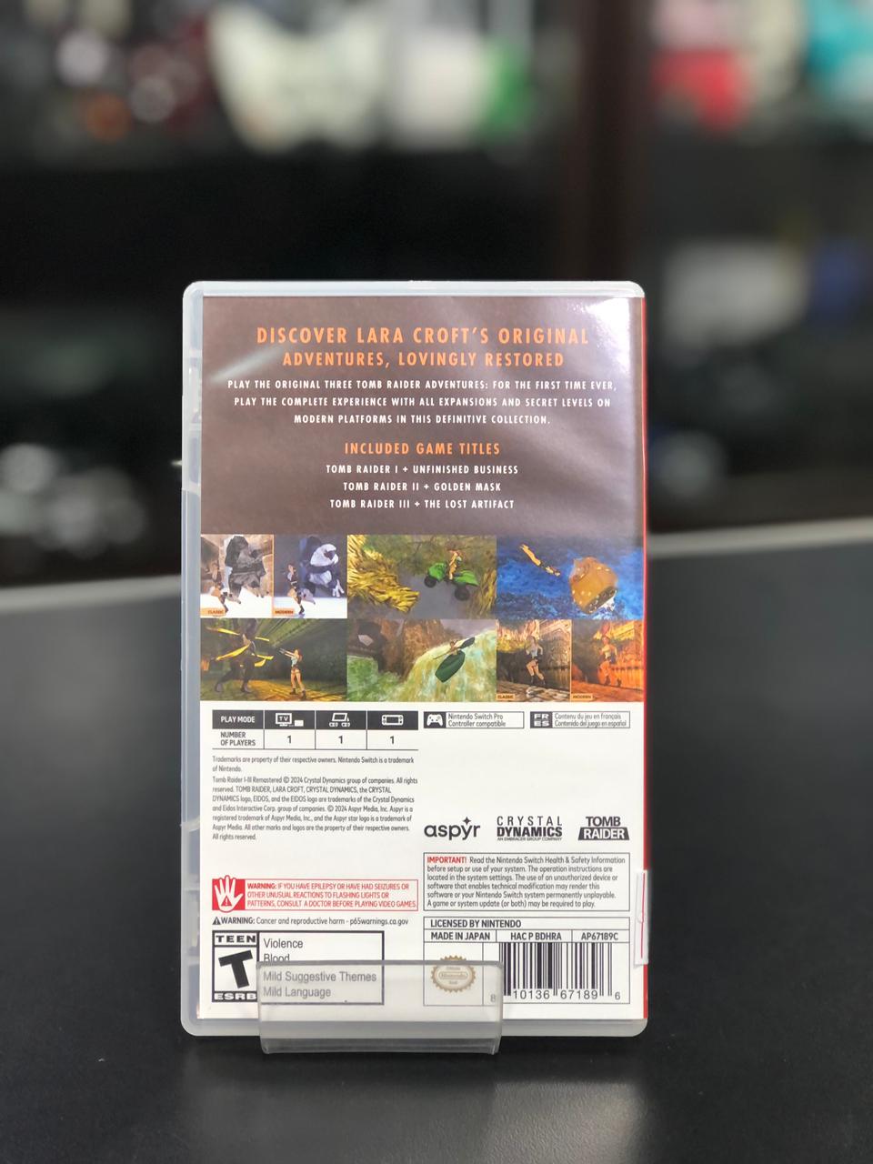 Tomb Raider I - II - III Remastered Nintendo Switch M.Fisica