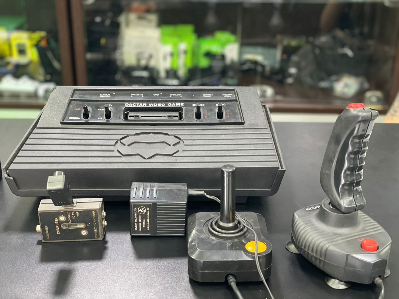 Atari Dactar Milmar 02 Controles + Cartuchos + Manual Item Usado