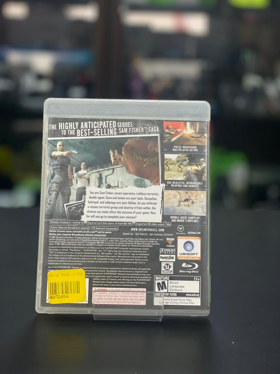 Tom Clancy´s Splinter Cell Double Agent Ps3 Midia Fisica