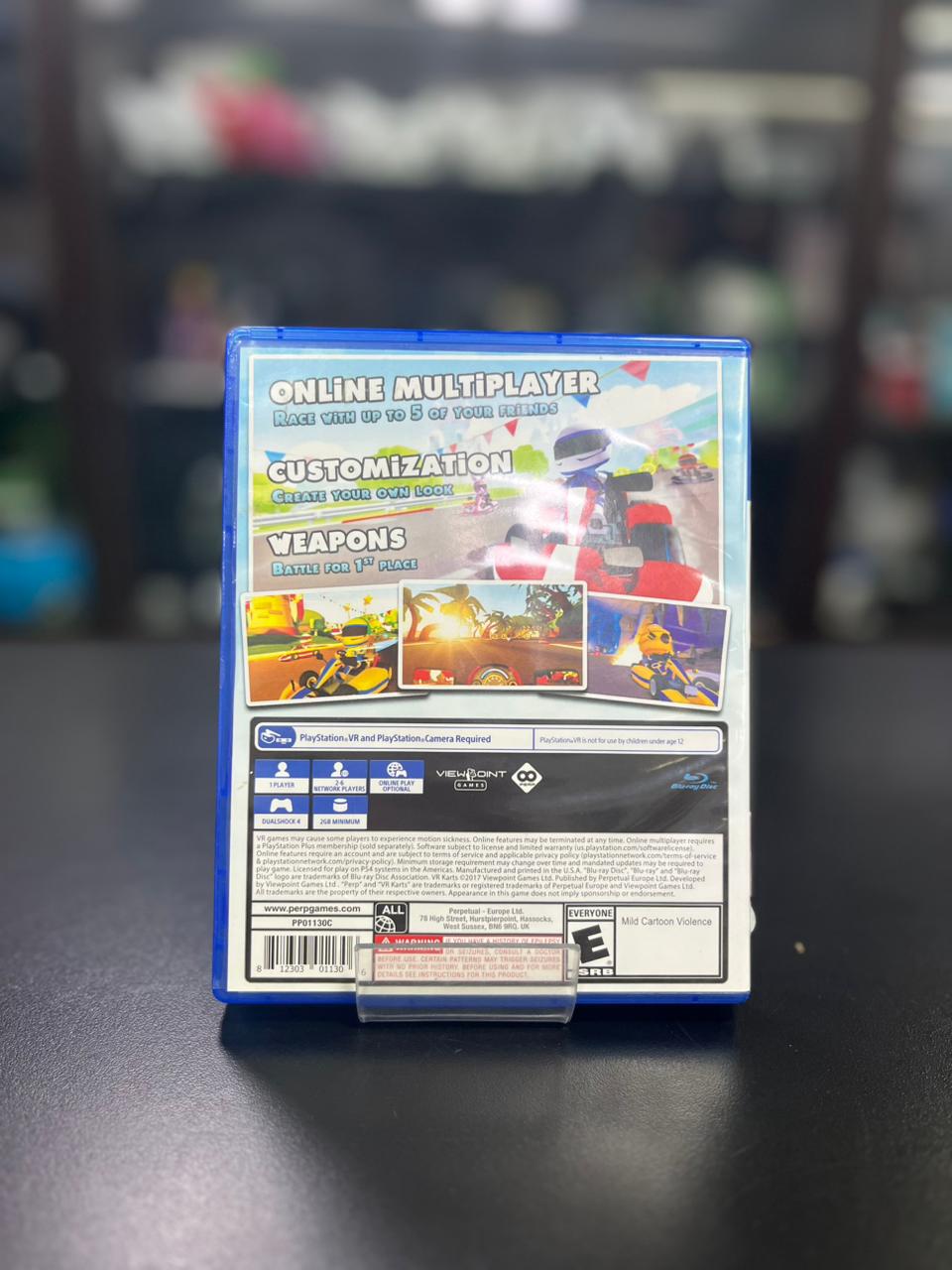 VR Karts Game Ps4 Seminovo - Exclusivo Para O VR
