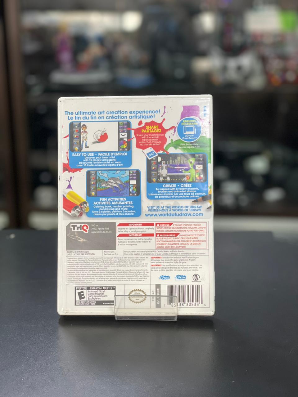 U Draw Studio Instant Artist Nintendo Wii Midia Física