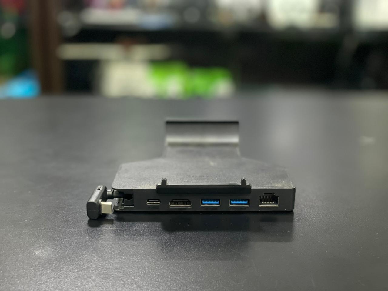 Hub Adaptador USB-C 5 em 1 HDMI 4K + Rede Gigabit + USB 3.0