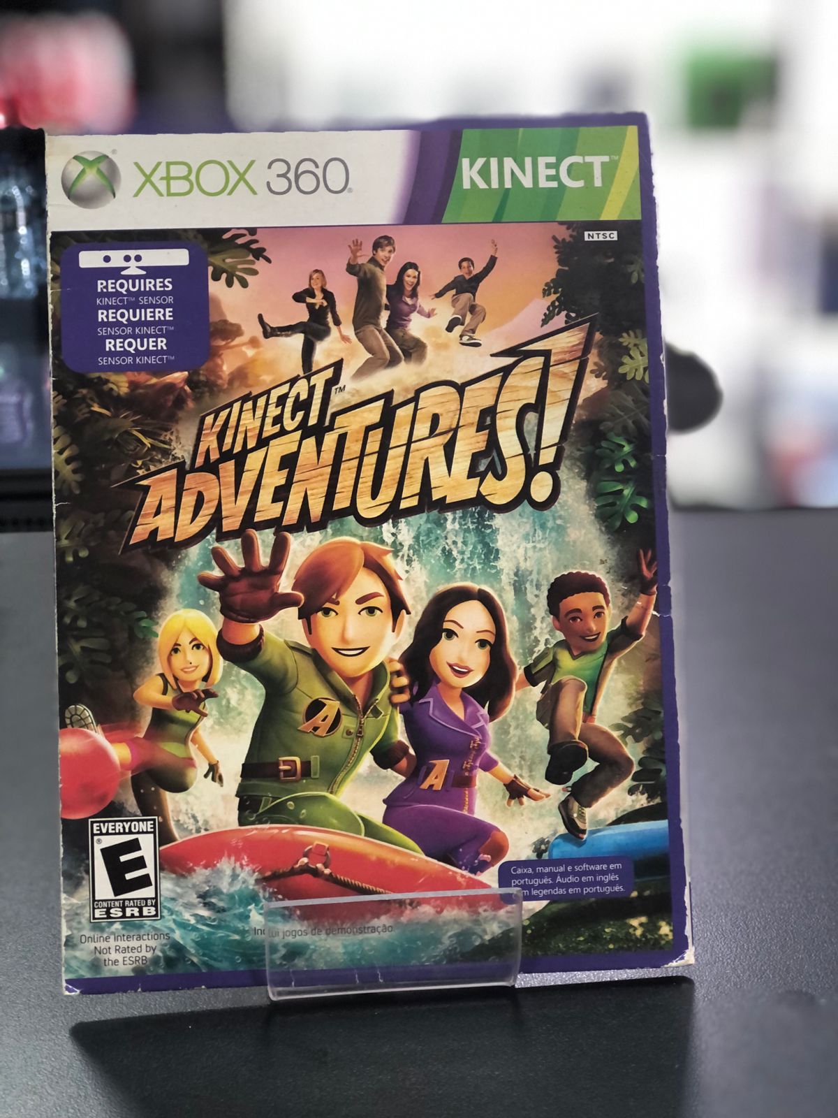 Kinect Adventures Xbox 360 Encarte Papelão Midia Fisica