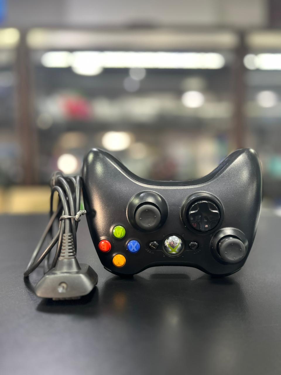 Controle Xbox 360 Original Microsoft Sem Fio Preto Revisado + Brinde