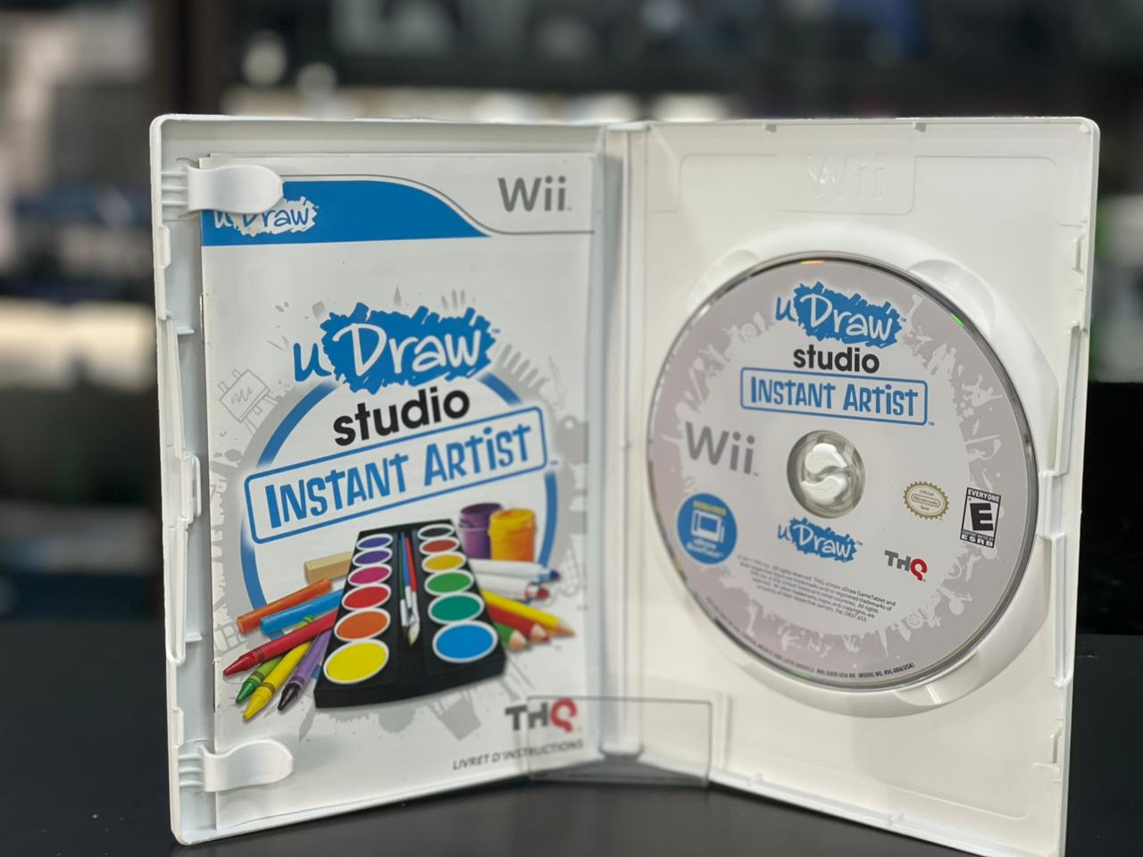U Draw Studio Instant Artist Nintendo Wii Midia Física