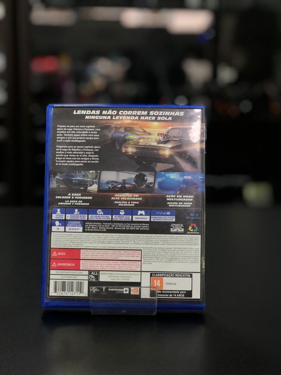 Velozes e furiosos encruzilhada Ps4 Midia Fisica Original