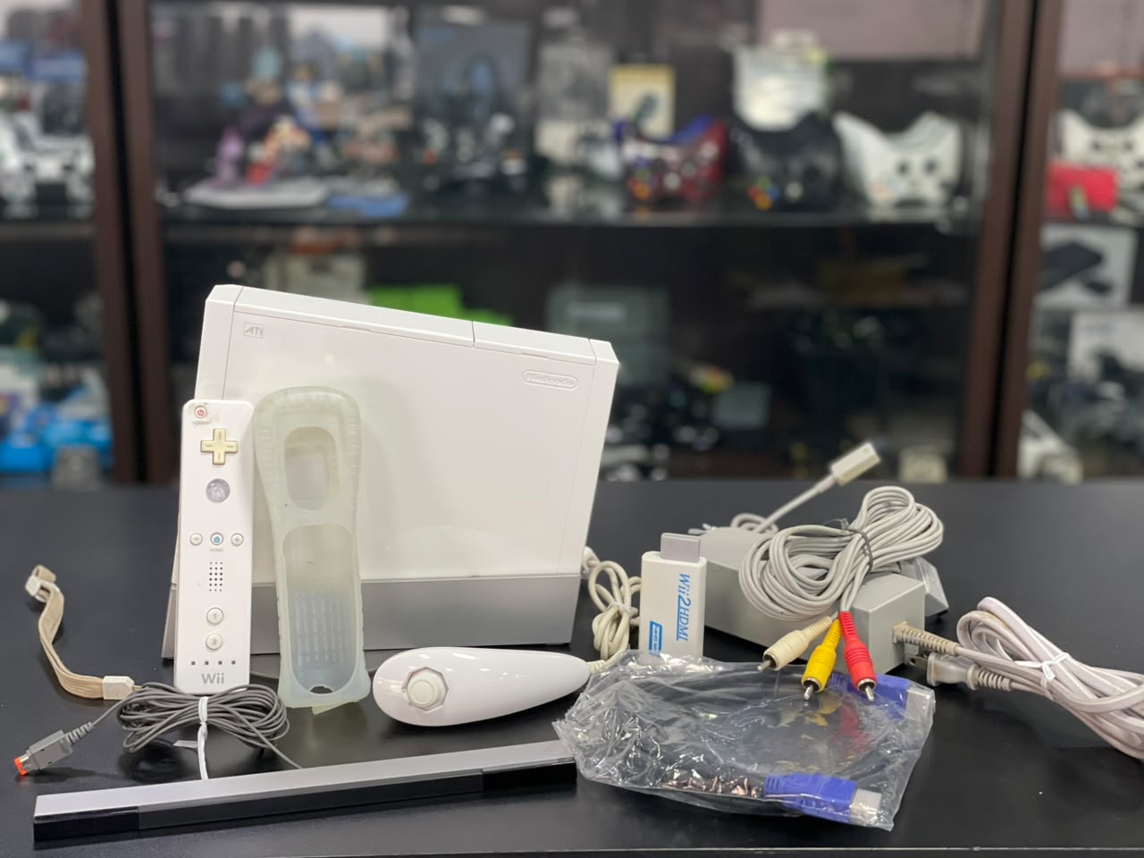 Nintendo Wii Branco Completo + HD 120GB 100 Jogos + Wii Sports Original + HDMI - Item Usado
